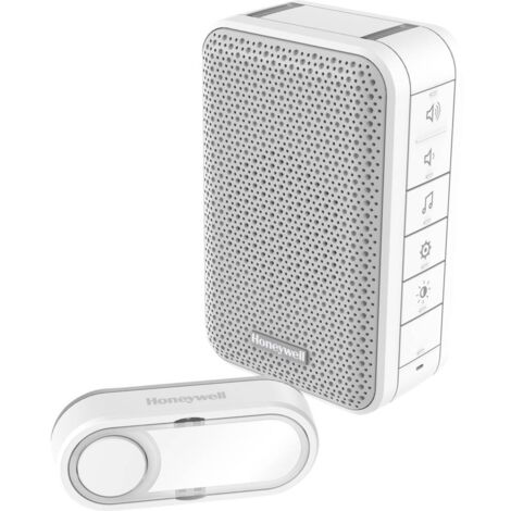 Set complet pour Carillon sans fil Honeywell Home DC313S 150 m blanc, gris - blanc, gris