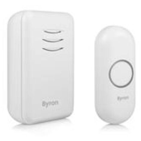 Set complet pour Sonnette sans fil Byron DBY-22311 150 m blanc