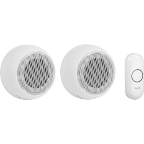 Set complet pour Sonnette sans fil Byron DBY-23514 175 m blanc Y734462