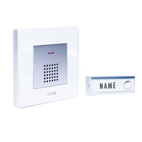 Set complet pour Sonnette sans fil m-e modern-electronics FG5.2 200 m blanc, argent V395921