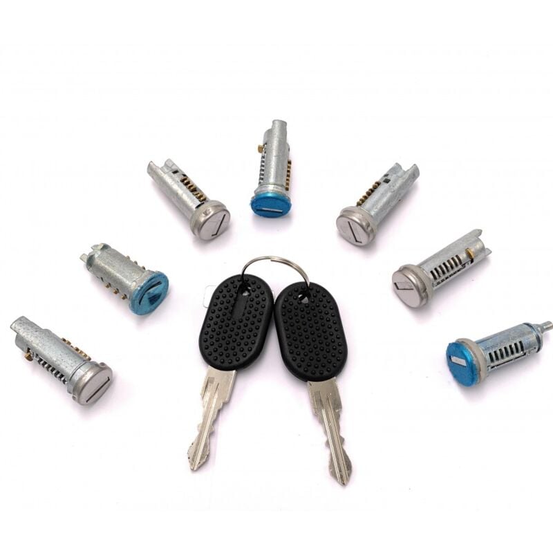Set complet Serrure de porte barillet de portes Citroen Jumper fiat Ducato Peugeot Boxer 4162.T7