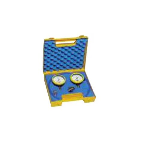 Set completo con 0 a 60 e 0 a 600 Mbars mano Delmo