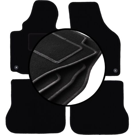 Set completo di tappetini in velluto per: Volkswagen Caddy 2K FL minivan (2010-2015)