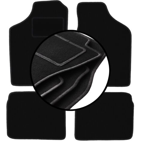 Set completo di tappetini in velluto per: Volkswagen Polo II coupé, hatchback, berlina (1981-1992)