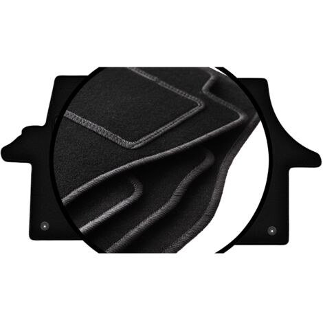 Set completo di tappetini in velluto per: Volkswagen Transporter T5 furgone per consegne (2003-2015)