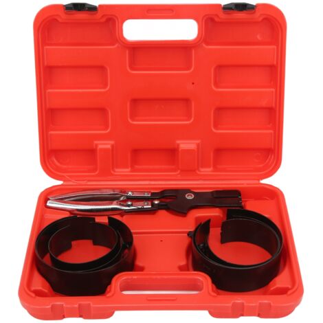 Set compressore per fasce elastiche, misura universale, misura fascia 6, morsetto di riparazione, strumento per manutenzione automobilistica.