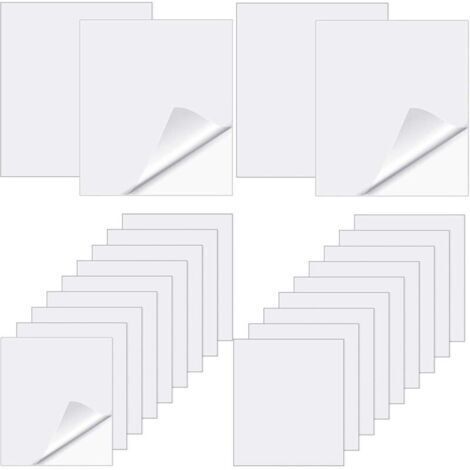 Set con 20 patch di riparazione impermeabili e gonfiabili in vinile trasparente per piscine gonfiabili, cerchi gonfiabili e materassini gonfiabili.
