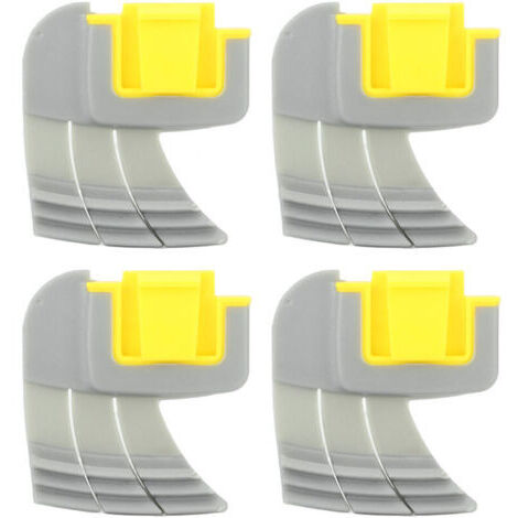Set con 4 spazzole di ciclo di riserva in gomma e plastica per il pulitore di piscine Zodiac MX8 e MX6, numero dell'articolo R0714400