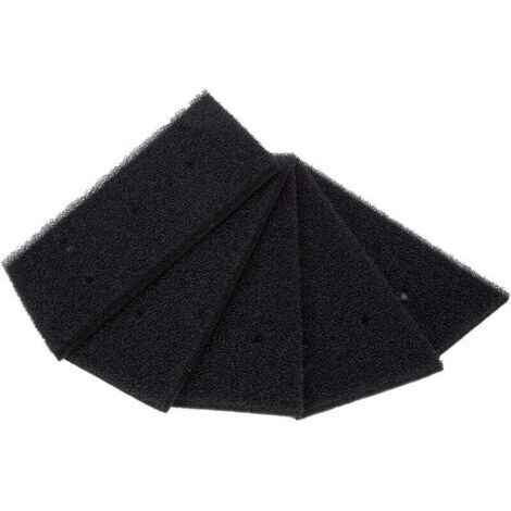 Set con 5 filtros de esponja para secadora Bauknecht Privileg Whirl-p00l HX 481010716911, medidas: 230 × 115 × 14 mm