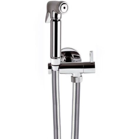 SET CON IDROSCOPINO + FLESSIBILE + SUPPORTO OTTONE LUX Cromo