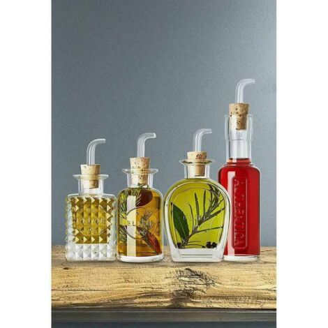 Set condimento 4 pezzi in vetro 0,1L x 0,125L