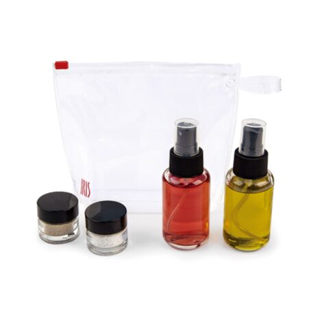 SET CONDIMENTOS VIDRIO IRIS -