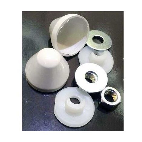 Set coppelle proteggi dado con dadi, rondella bianca VS0805421 - -  VALSIR - -