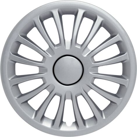 Set copricerchi auto grigi monza 15'' 4 pezzi in ABS