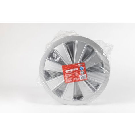 Set copricerchi auto grigio imola 14'' 4 pezzi in ABS
