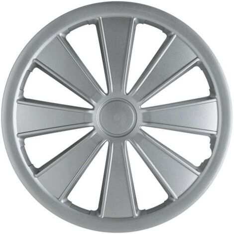 Set copricerchi auto grigio imola 15'' 4 pezzi in ABS