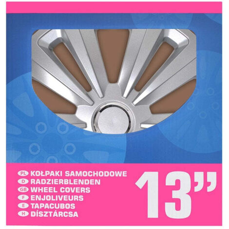 Set copriruota terra 13 pollici 4 pezzi in scatola espositiva