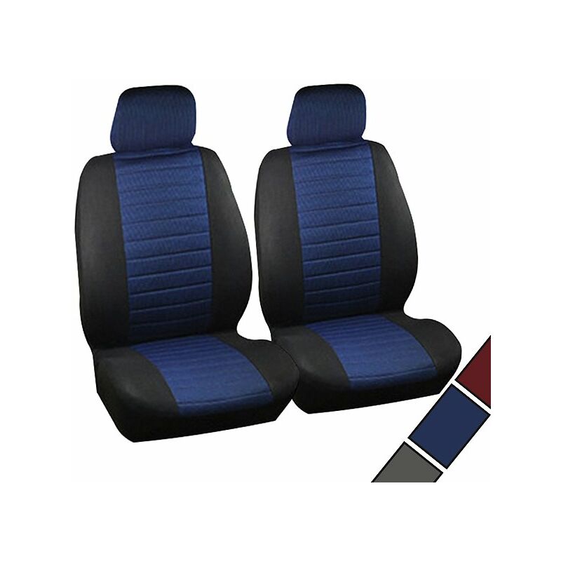 Image of WOLTU Coprisedili Anteriori Auto 2 Posti Seat Cover Protezioni Universali Blu