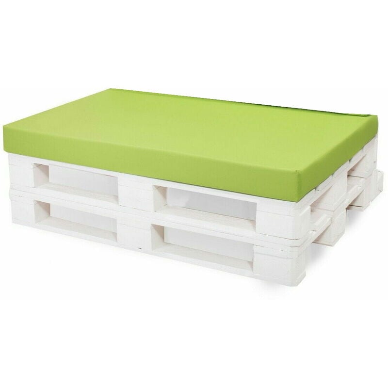 Setgarden - Coussin pour palette 120x80 citron, grands coussins de sol, coussins de sol pour enfants Coussin d'extérieur, coussins de jardin