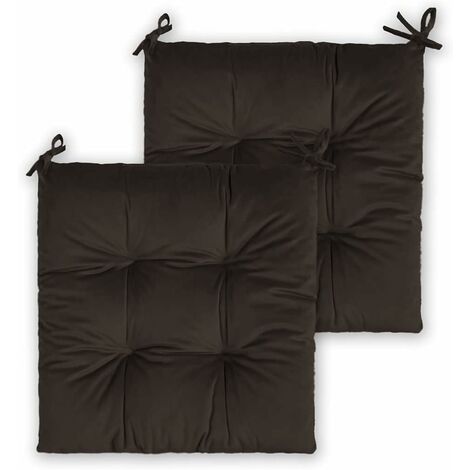 Set Coussins de Chaise de Jardin, Coussins de Si&egravege 40x40cm Coussins de Chaise de Salle &agrave Manger Patio Terrasse Jardin Ext&eacuterieur - D&eacutecoration de mobilier de Jardin (2 Pi&egrave