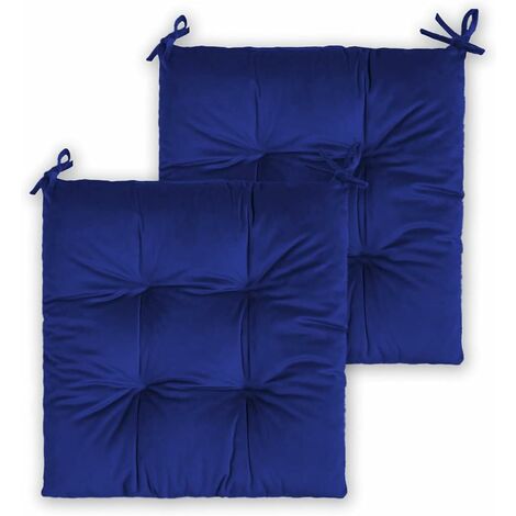 Set Coussins de Chaise de Jardin, Coussins de Si&egravege 40x40cm Coussins de Chaise de Salle &agrave Manger Patio Terrasse Jardin Ext&eacuterieur - D&eacutecoration de mobilier de Jardin (2 Pi&egrave