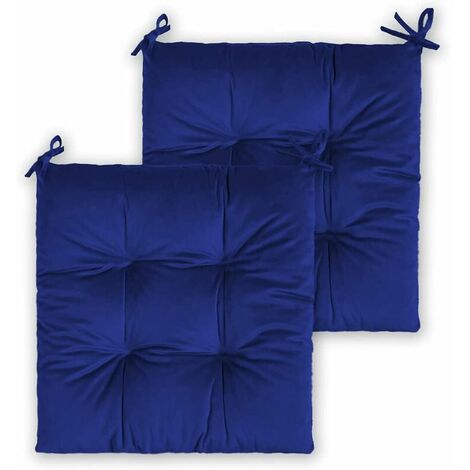 Set Coussins de Chaise de Jardin, Coussins de Si&egravege 40x40cm Coussins de Chaise de Salle &agrave Manger Patio Terrasse Jardin Ext&eacuterieur - D&eacutecoration de mobilier de Jardin (2 Pi&egrave