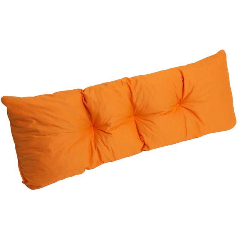 Setgarden - Coussin pour palettes 120 x 40cm, coussins canapé, coussin de jardin, coussin de sol/ coussin palette in-extérieur Orange