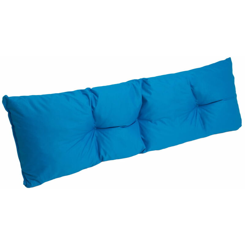 Setgarden - Coussin pour palettes 120 x 40cm, coussins canapé, coussin de jardin, coussin de sol/ coussin palette in-extérieur Bleu