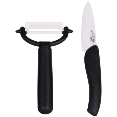 Set Couteau Office 8 Cm + éplucheur - Céramic - Jean Dubost