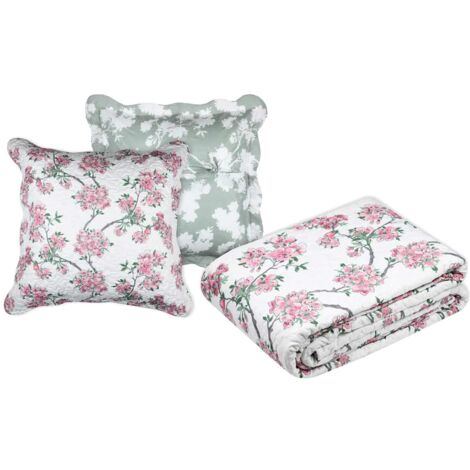Set couvre lit boutis et une taie Atami taille 180 x 240 cm