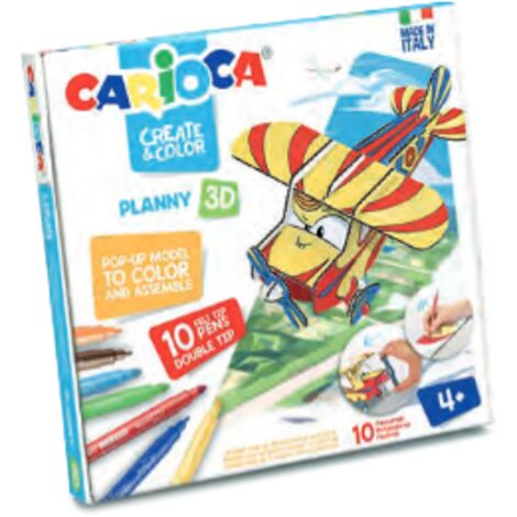 SET CREATE & COLOR JET JUNIOR 3D CARIOCA 42904