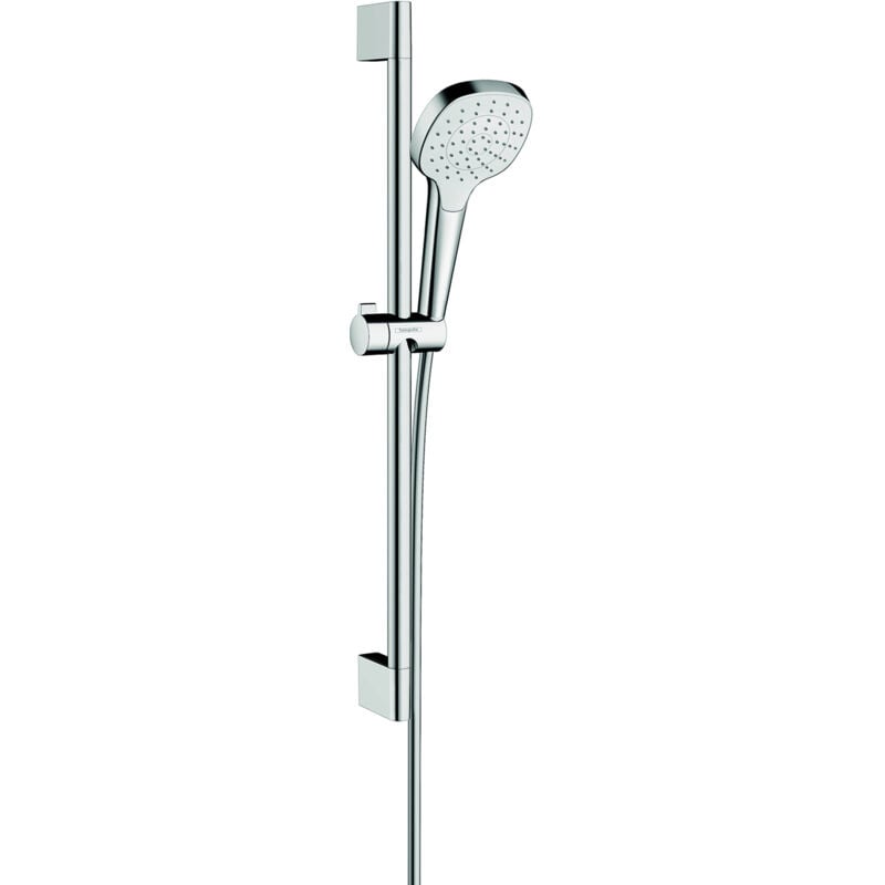 Hansgrohe - Croma Select e - Set de douche 1 jet, 0,65m, blanc/chrome 26584400