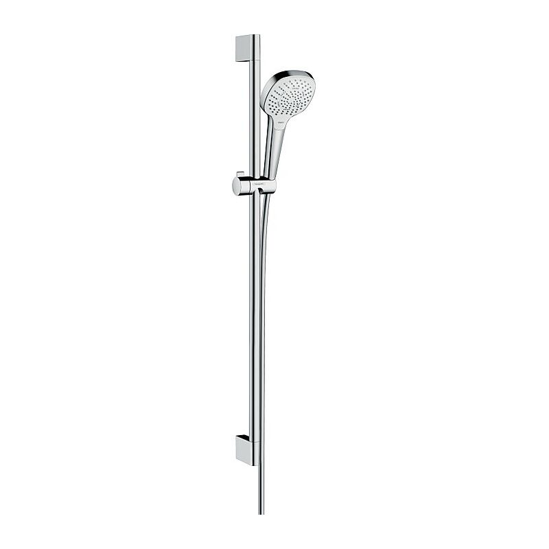 Hansgrohe - Croma Select e - Set de douche Multi, 3 jets, blanc/chrome 26590400