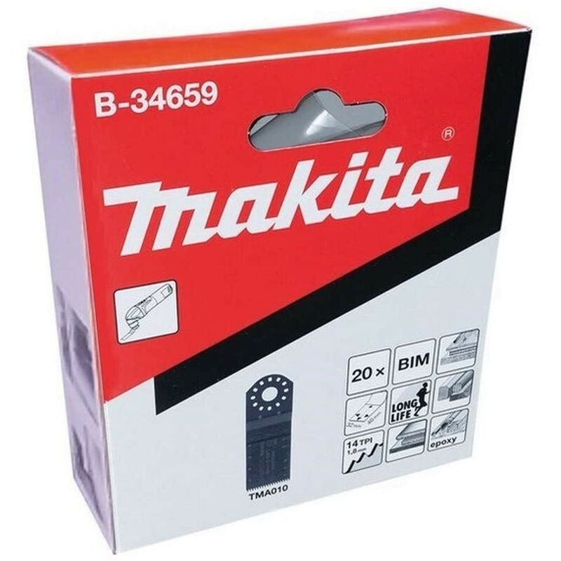 

Makita B-34659 Set Cuchilla Inm.32X40 (20Pcs)