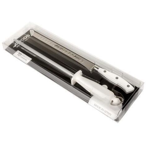 Set cuchillo ARCOS jamonero + chaira serie riviera 852000