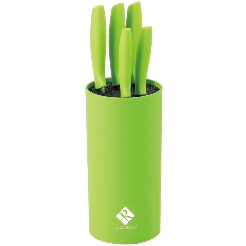 

SET CUCHILLOS 6PIEZAS ACERO INOXIDABLE VERDE - Renberg