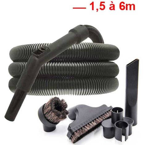 Set cuisine extensible noir - longueur au choix (jusqu'à 6 et 8 m) - 1,50 à 6m