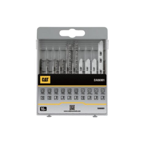 Set da 10 lame miste da legno e metallo per seghetto Caterpillar da06903