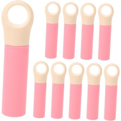 Set da 10 pezzi: manico per scopa, impugnatura per manico per mocio, tappo terminale per manico per mocio, clip per scopa, punta per mocio