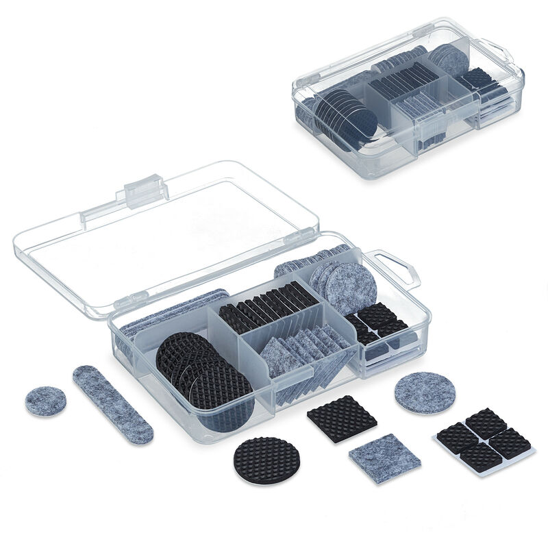 Relaxdays Set da 136 Feltrini per Sedie