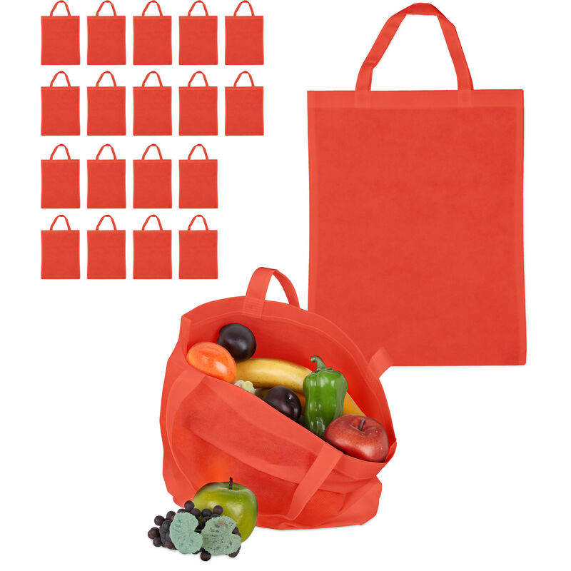 Set da 20 Sacchetti di Stoffa, per la Spesa