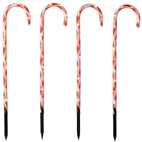 Set da 4 bastoncini luce solare 300x1.7x50 cm
