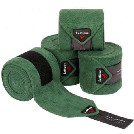 Set da 4 fasce per cavalli LeMieux modello polo VERDE CACCIATORE
