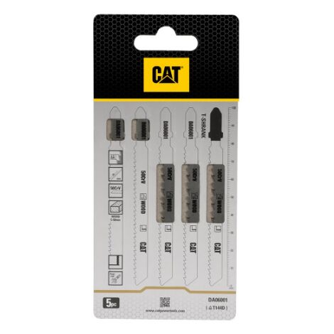 Set da 5 lame da metallo per seghetto 18tpi t118b 75mm Caterpillar da06006