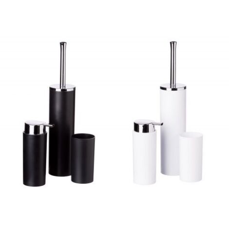 SET DA BAGNO ABS 3 PEZZI COLORI ASSORTITI 2 PZ