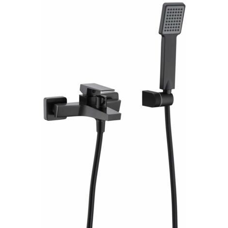 Set da bagno con monocomando  Modello ART  Colore nero  Finitura in black gun metal [IMEX®]