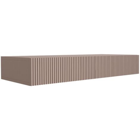 Set da bagno: mobile con cassetti e mobile con ante 57×46×120 cm, colore: bianco, maniglia nera