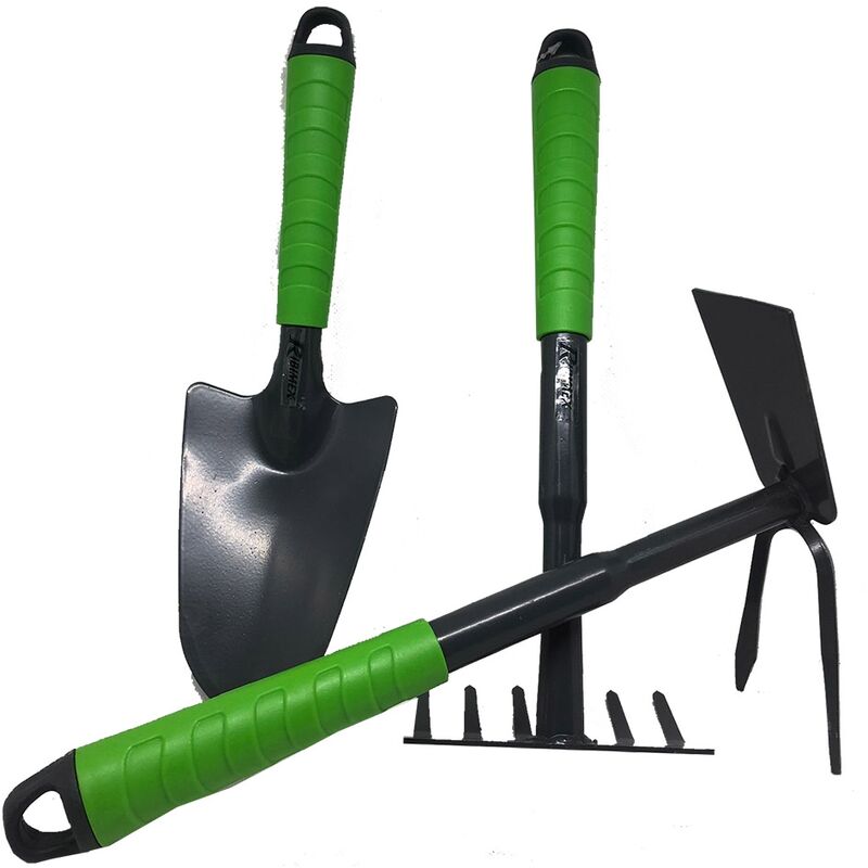 Set da giardinaggio Paletta Rastrello Zappetta 3 Pz Ribimex Profx3/P1