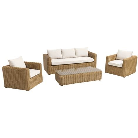 Set da giardino 5 posti con tavolo alto 140x80x68 BOLONIA