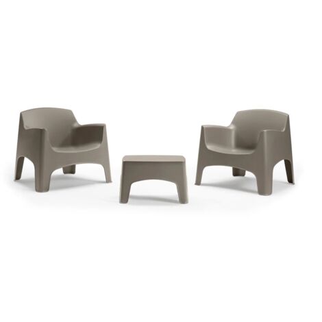 SET DA GIARDINO POLIPROPILENE 'IBIZA TERRACE' taupe - BICA